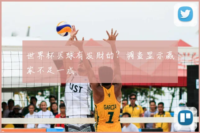 世界杯买球有发财的?调查显示赢家不足一成